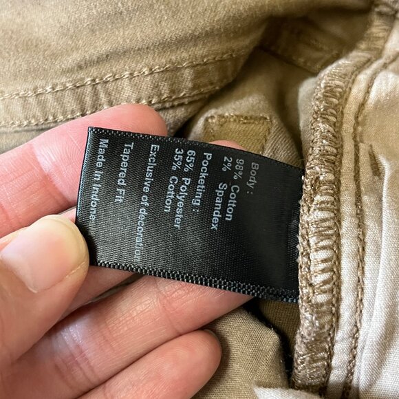 Flint and Tinder Tapered Fit Chino Pants - Men's Size 30*30 - Tan - Picture 6 of 14